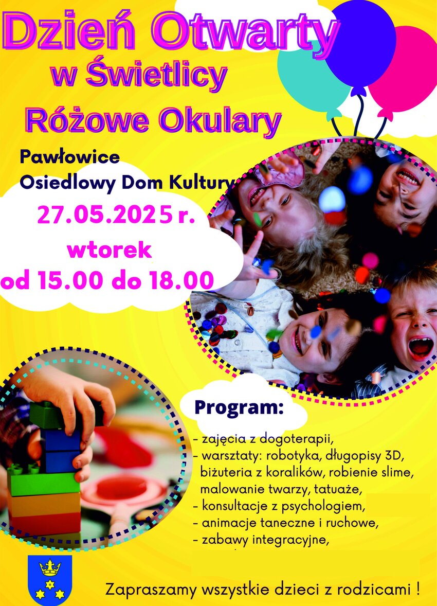 Plakat informacyjny Powiększ: