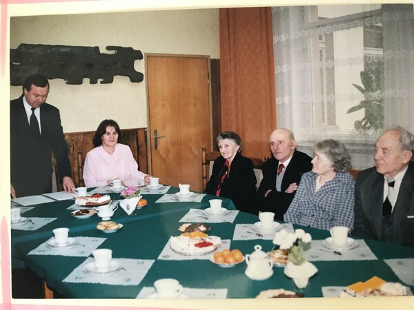 Uroczyste spotkanie wójta z najstarszymi małżenstwammi w gminie.